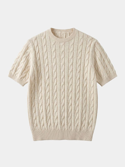 Classic Lozenge Knit T-Shirt - Verocci Essentials
