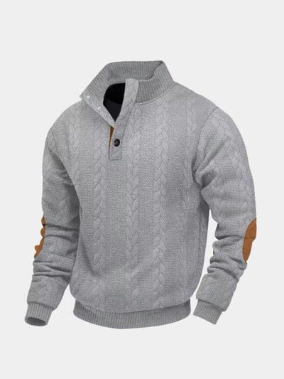 Timberline Long Collar Knit Sweater - Verocci Essentials