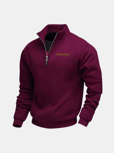 Slate Urban High Collar Pullover - Verocci Essentials