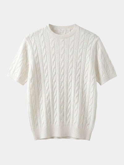 Classic Lozenge Knit T-Shirt - Verocci Essentials