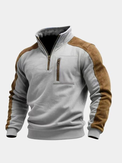 Urban Explorer High Collar Quarter Zip Pullover - Verocci Essentials