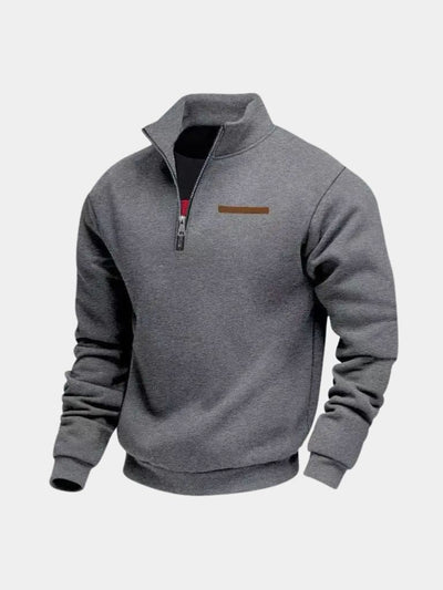 Slate Urban High Collar Pullover - Verocci Essentials