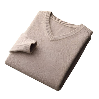 Brampton Merino Wool V-Neck Sweater