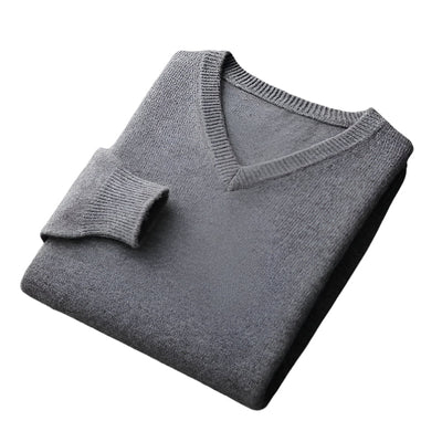 Brampton Merino Wool V-Neck Sweater