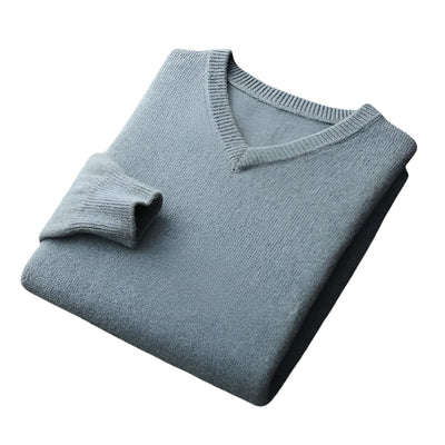 Brampton Merino Wool V-Neck Sweater