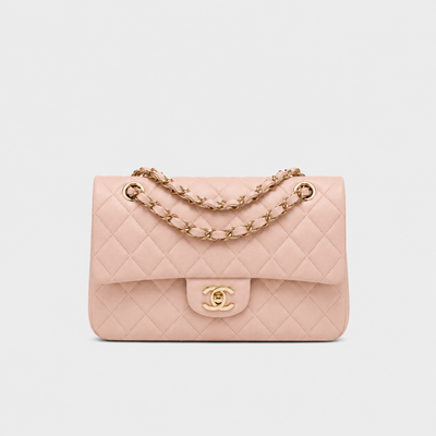 Small Classic Quilted Double Flap Bag