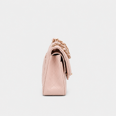 Small Classic Quilted Double Flap Bag