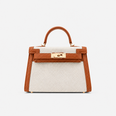 Canvas Top Handle Bag