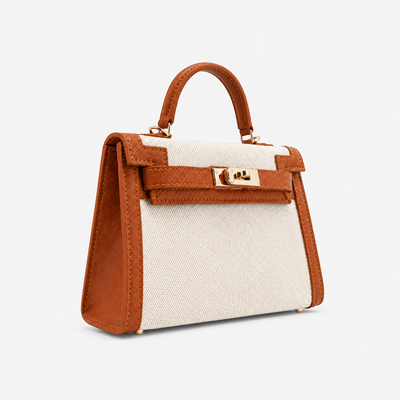 Canvas Top Handle Bag