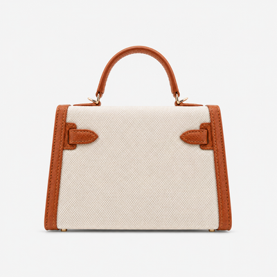 Canvas Top Handle Bag