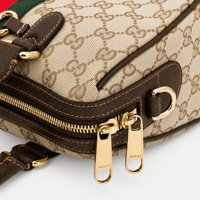 GG canvas Boston bag - Beige