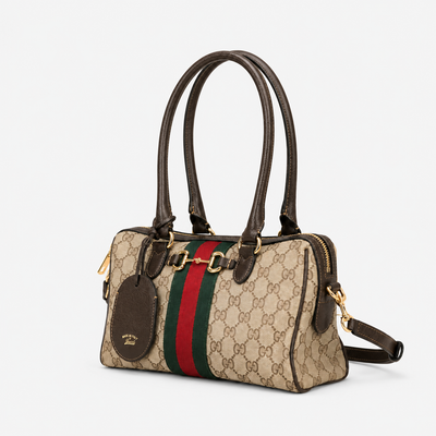 GG canvas Boston bag - Beige