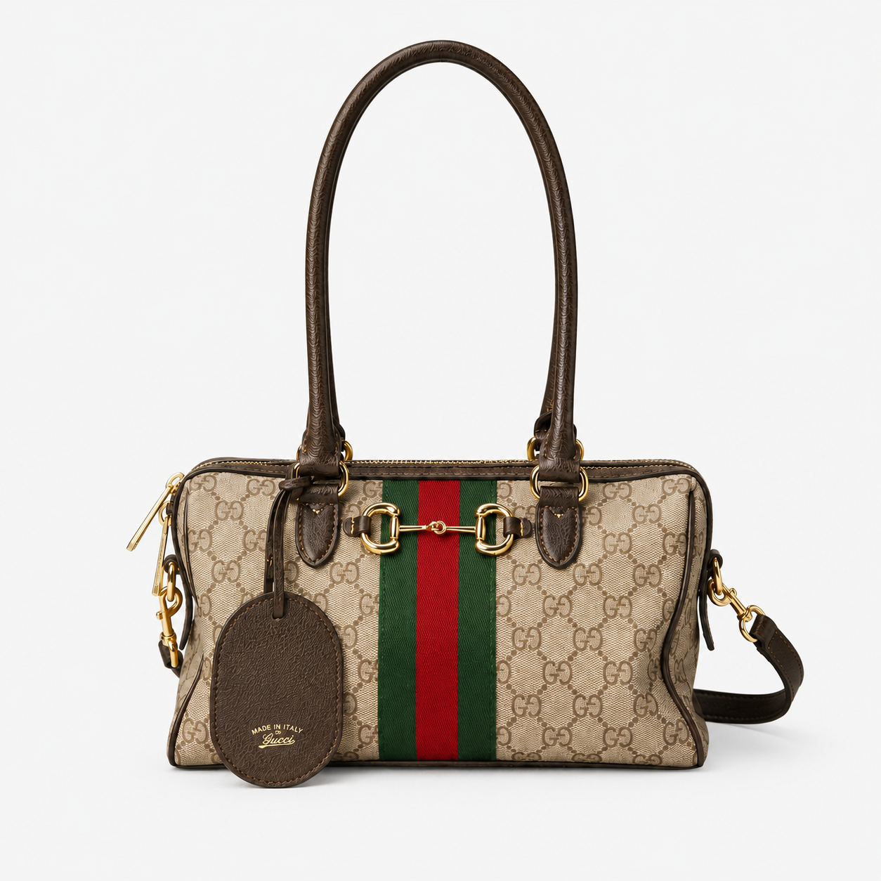 GG canvas Boston bag - Beige