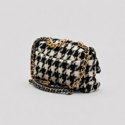Large Tweed 19 Flap Bag