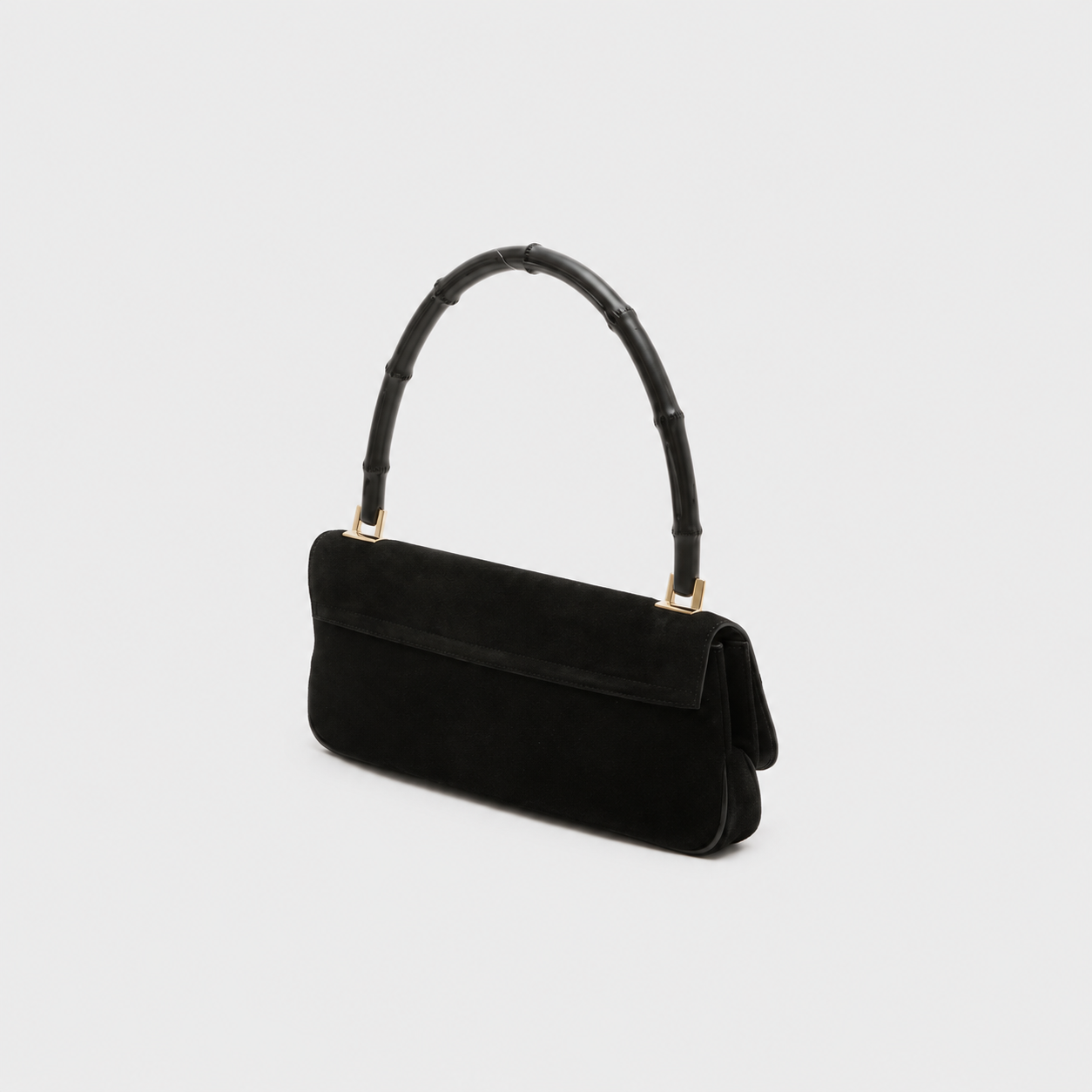 Tom Ford Suede Bamboo Shoulder Bag