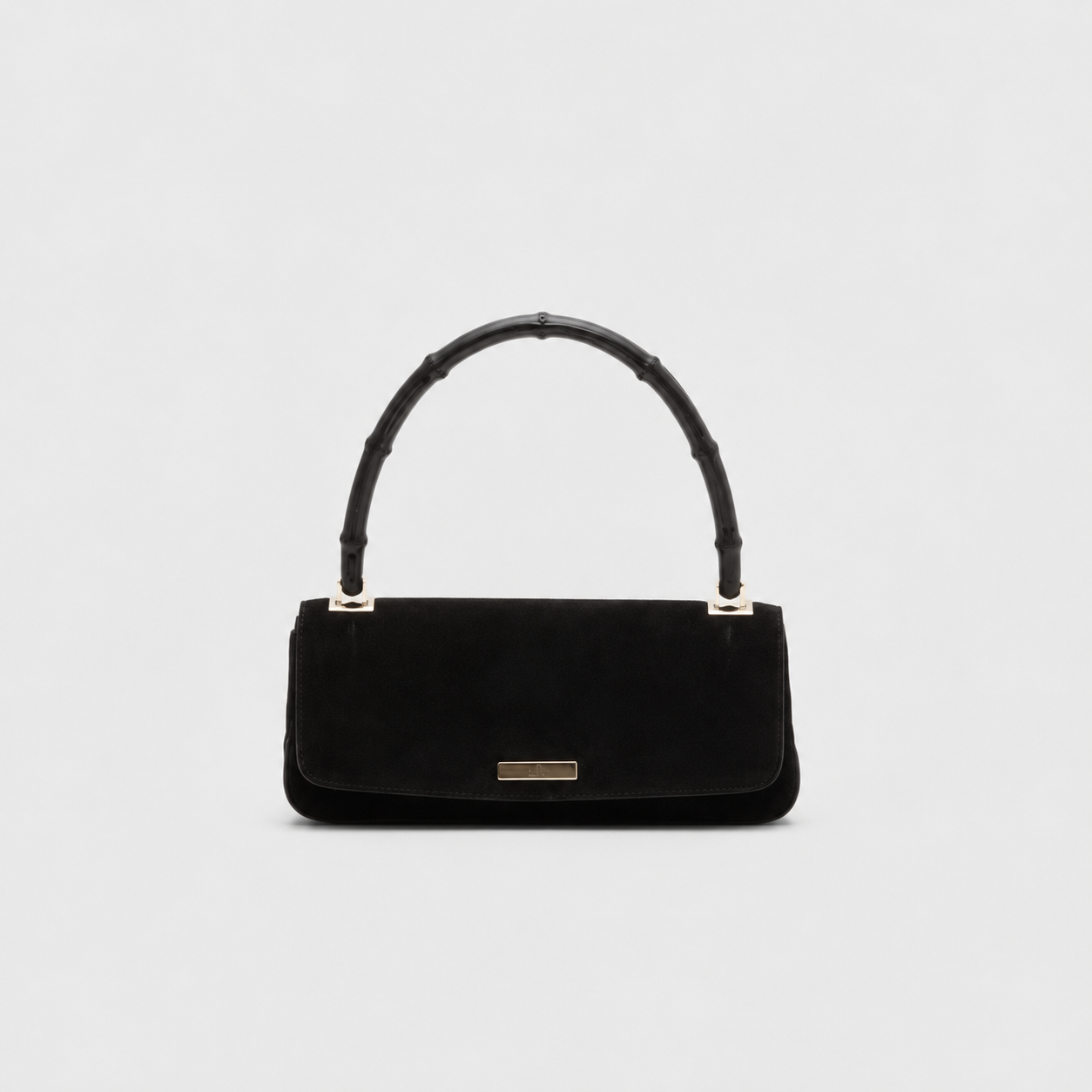 Tom Ford Suede Bamboo Shoulder Bag