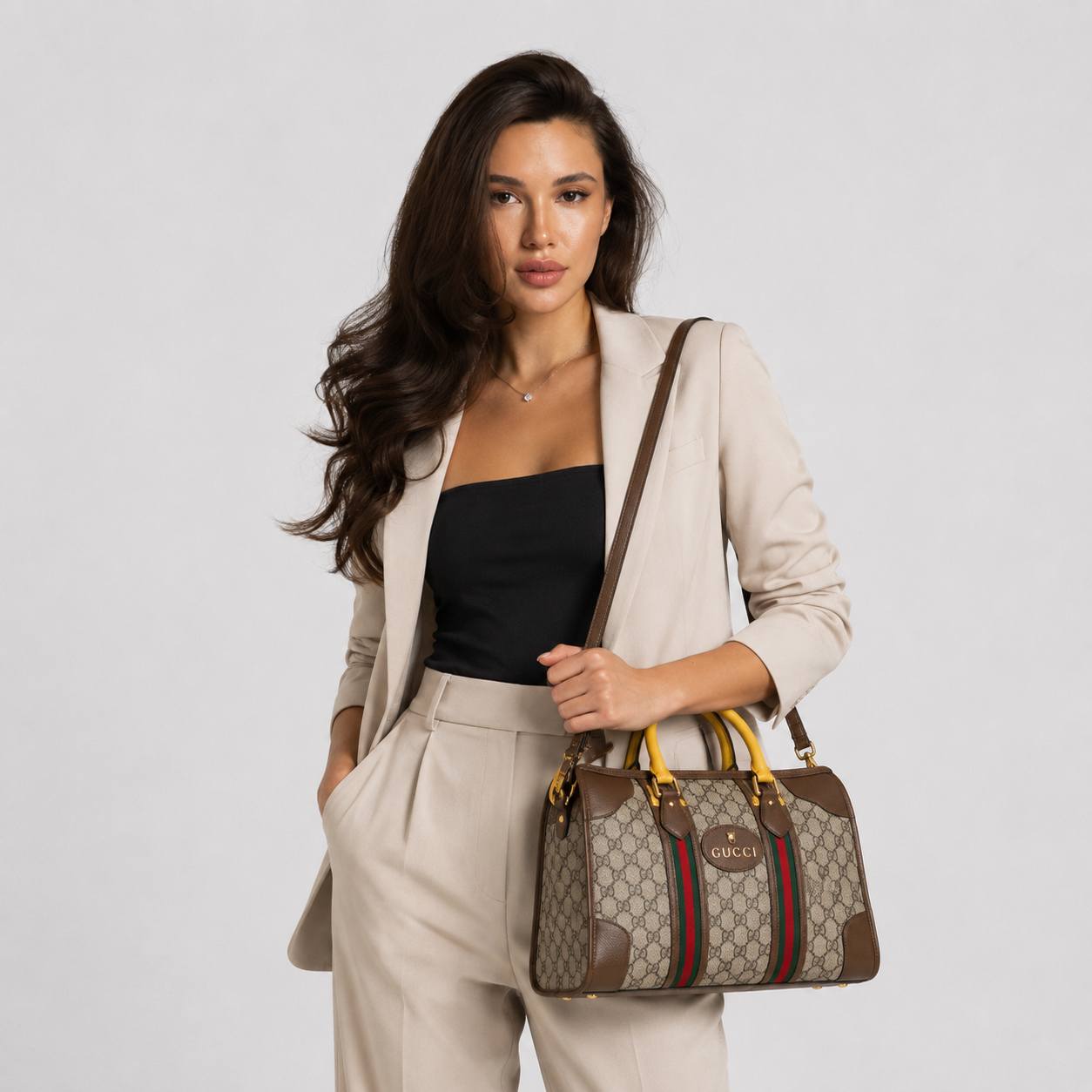 Neo Vintage GG Web Duffle Bag