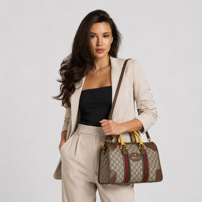 Neo Vintage GG Web Duffle Bag