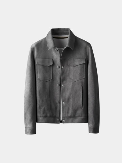 Laurent Leather Aviator Jacket - Verocci Essentials