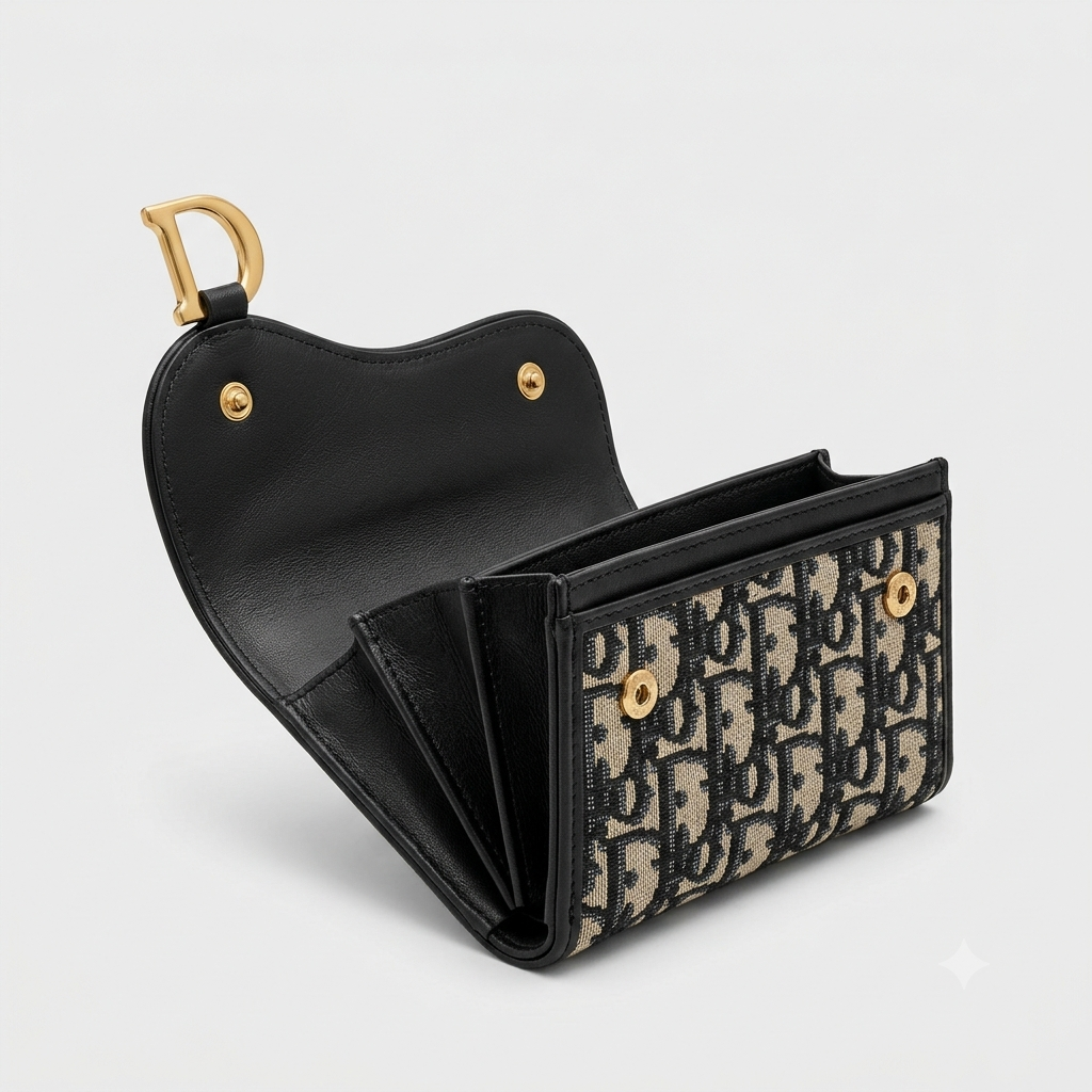 Saddle Lotus Wallet