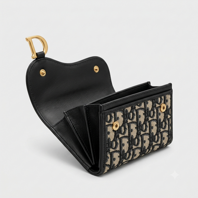 Saddle Lotus Wallet