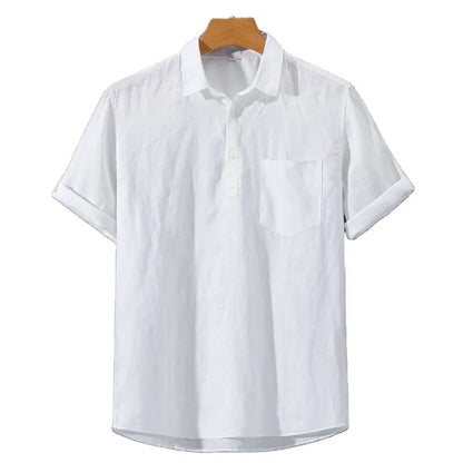 Fez  - TheighT Linen Polo