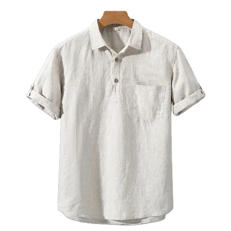 Fez  - TheighT Linen Polo