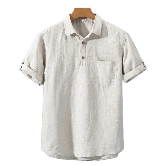 Fez  - TheighT Linen Polo