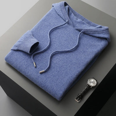 100% TheighT Cashmere Hooded Sweater