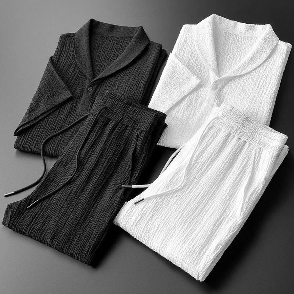 TheighT Cotton Polo & Pantalon Set