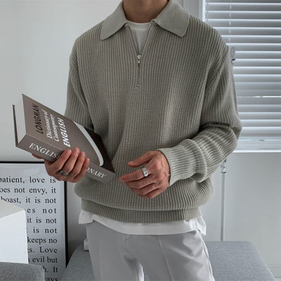 Kyoto - Theight Striped Casual Polo