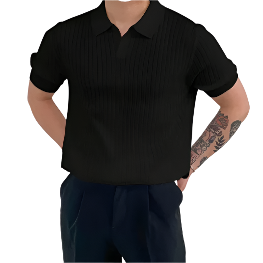 Pisa - TheighT Ribbed Cotton Polo