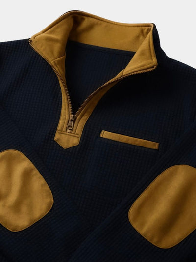 Explorer High Collar Quarter Zip Pullover - Verocci Essentials