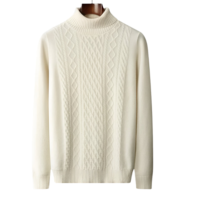 ASHBURY Merino Wool Turtleneck Sweater