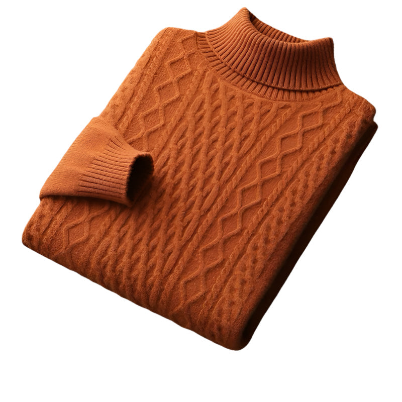ASHBURY Merino Wool Turtleneck Sweater