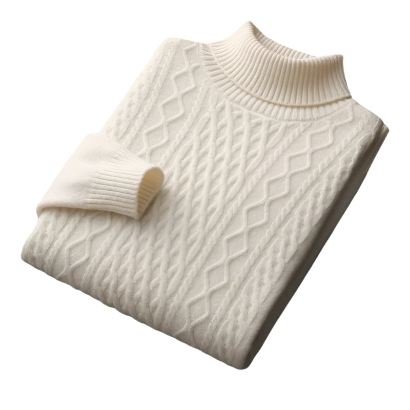 ASHBURY Merino Wool Turtleneck Sweater