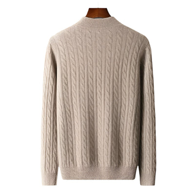 Chiltern Merino Wool Quarter-Zip Sweater