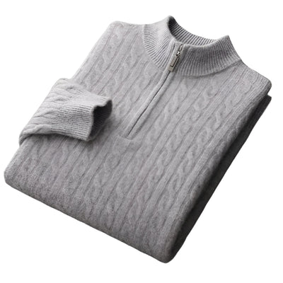 Chiltern Merino Wool Quarter-Zip Sweater