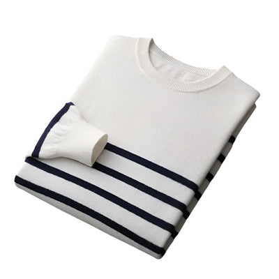 Fairhaven Striped Merino Wool Sweater