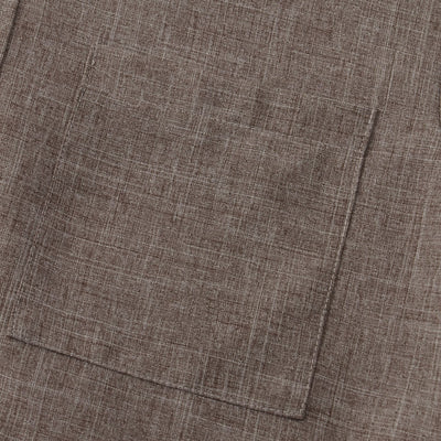 Machu Picchu Solid Color Cotton Button-Up