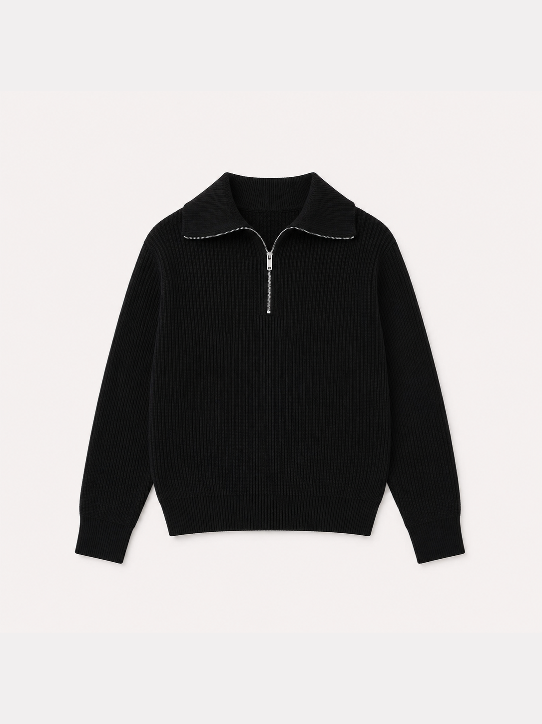 Striped Zip Up Sweater