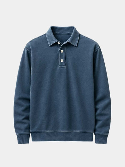 Canyon Mist Long Sleeve Polo Shirt – Verocci Essentials