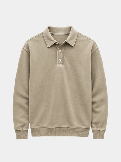 Canyon Mist Long Sleeve Polo Shirt – Verocci Essentials