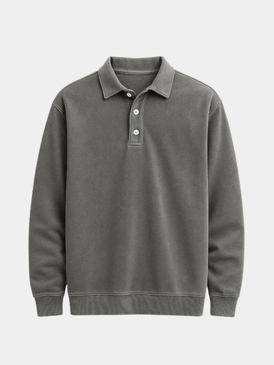 Canyon Mist Long Sleeve Polo Shirt – Verocci Essentials
