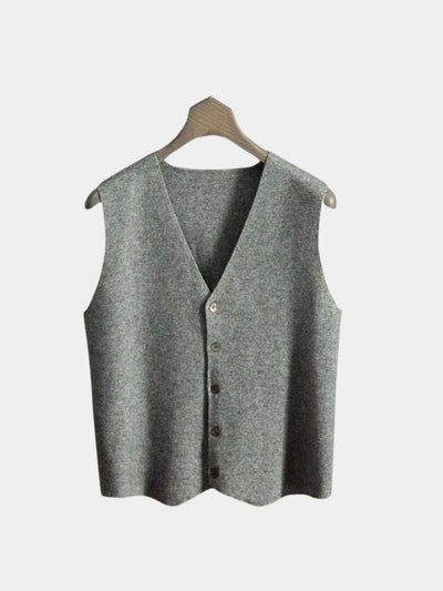 Cashmere Cardigan Vest  - Verocci Essentials