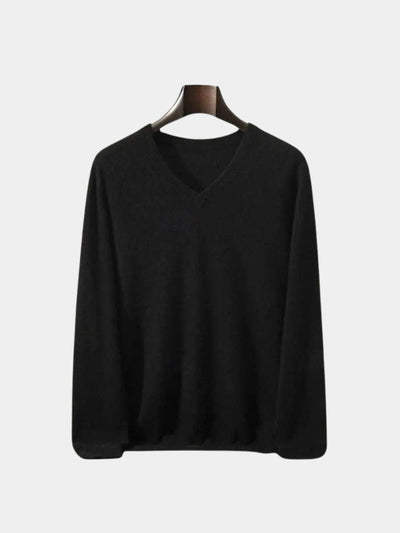 Cashmere V Neck Knitwear Sweater - Verocci Essentials