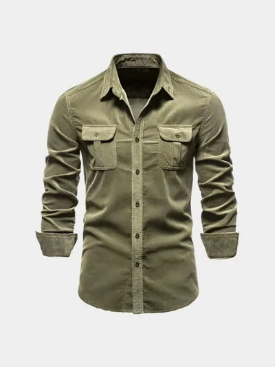 Casual Business Corduroy Shirt - Verocci Essentials