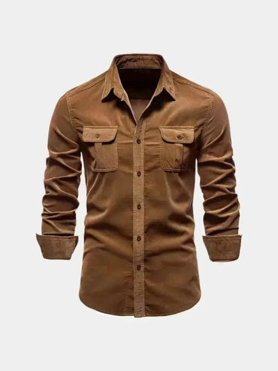 Casual Business Corduroy Shirt - Verocci Essentials