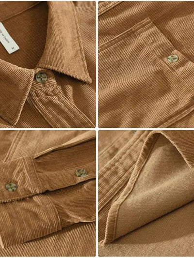 Casual Corduroy Shirt - Verocci Essentials