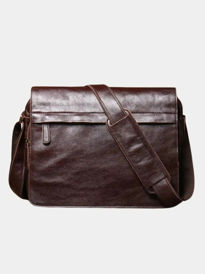 Classic Messenger Leather Bag - Verocci Essentials
